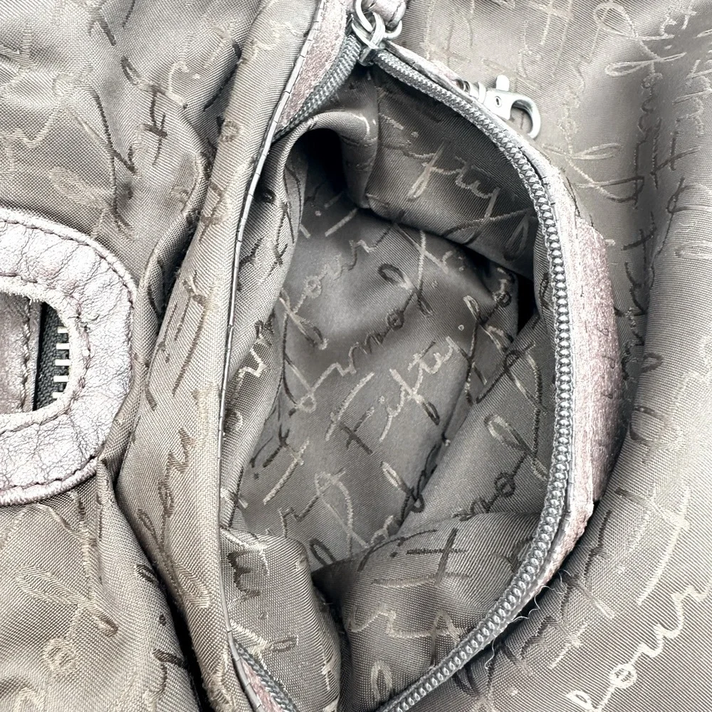 Vintage Fossil Fifty Four Leather Hobo Crossbody